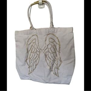 Victoria’s Secret Heavenly Studded  Angel Canvas tote
